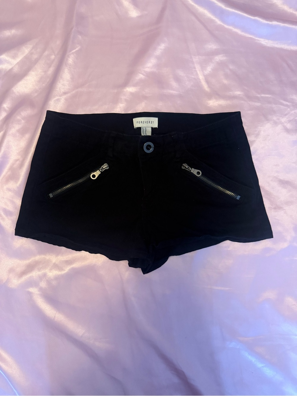 Forever 21 Low Rise Shorts in Black